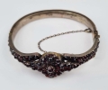 Garnet bracelet, early 20th century, old jewelry, antiques, Galeria Żak