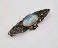 Opal brooch, old jewelry, antiques, Galeria Żak
