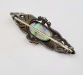 Opal brooch, old jewelry, antiques, Galeria Żak