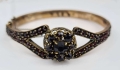 Garnet bracelet, early 20th century, old jewelry, antiques, Galeria Żak