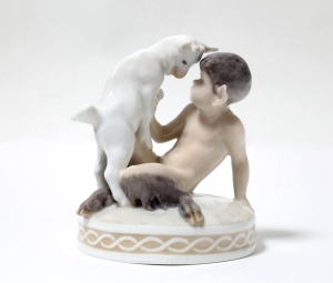 Faun z koziołkiem, Christian Thomsen, Royal Copenhagen, 1953 r.