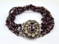 Garnet bracelet, early 20th century, old jewelry, antiques, Galeria Żak