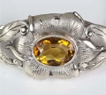 Citrine bracelet, old jewelry, antiques, Galeria Żak