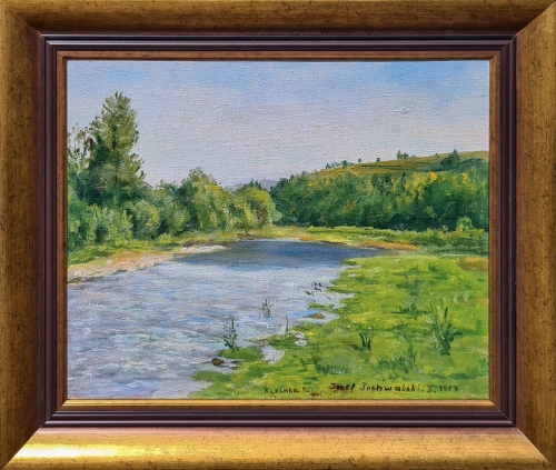 Józef Mikołaj Pochwalski „Kasinka”, 1957,antiques, polish paintings, old paintings, antique paintings, antiques Warsaw,  Galeria Żak