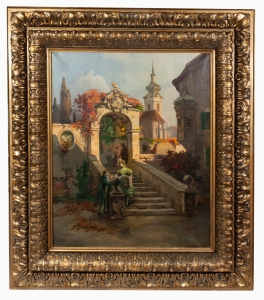 Heinz Pinggera “Meeting on the stairs”