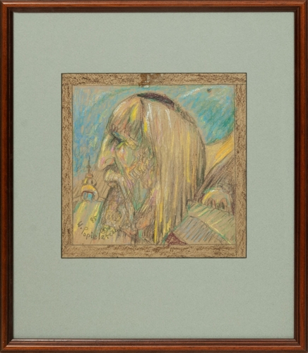 Władysław Popielarczyk "Exoticism", 1985  , antiques, polish paintings, old paintings, antique paintings, antiques Warsaw, Galeria Żak, contemporary art, graphics