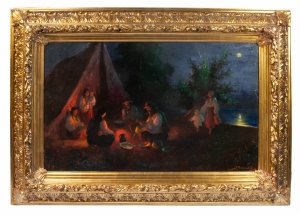 Unknown painter „Bonfire”