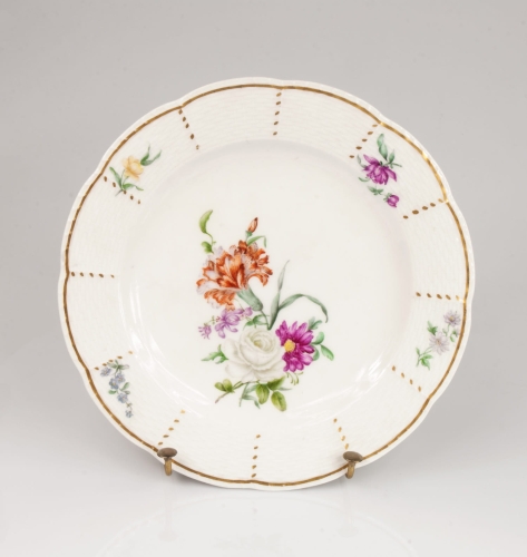 Decorative plate, The Royal Porcelain Factory (KPM), Berlin, early 19th century , old porcelain, antique porcelain, antiques Warsaw, Galeria Żak