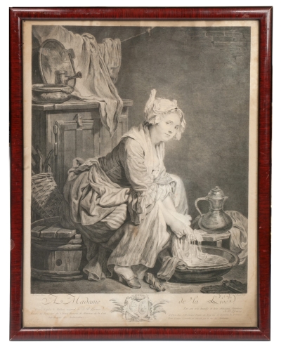 Jean Baptiste Greuze, Jacques Claude Danzel, The Laundress, 1765, old paintings, antique paintings, antiques Warsaw, Galeria Żak