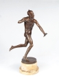Bruno Zach “Shot put”, old sculptures, antique sculptures, antiques Warsaw, Galeria Żak
