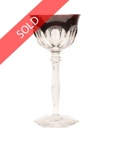 Rummer, 20th century, antiques, old glass, antique glass, antique Warsaw, Galeria Żak