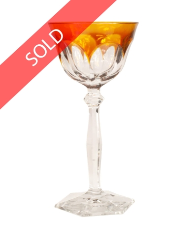 Rummer, 20th century, antiques, old glass, antique glass, antique Warsaw, Galeria Żak