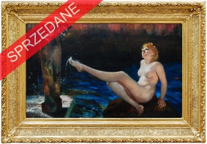 Paul Barthel "Dziewczyna i satyr", 1910 r.