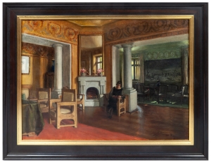 Stanisław Sawiczewski „Scene in the room”, 1923