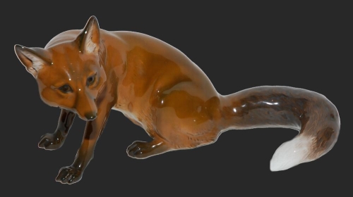 Max Daniel Hermann Fritz "Lis", Rosenthal, 1957 r., antyki, Galeria Żak, stara porcelana, porcelana, antyki Warszawa, figurka porcelanowa