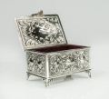 Jewelry casket, 20th century , 19th/20th century, old silver, antique silver, antique Warsaw, Galeria Żak