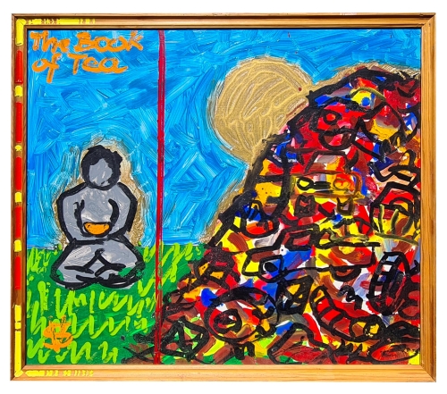 Voytek Sztyller „Księga herbaty” 1988, antyki Warszawa, ikony, skup antyków
