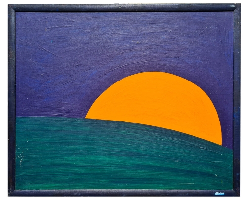 Voytek Sztyller from the series „New age”, old paintings, antique paintings, antiques Warsaw, Galeria Żak