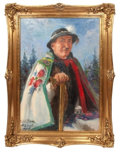 Bohdan Ciągliński „Portret Michała Piksy”, 1934 r. 