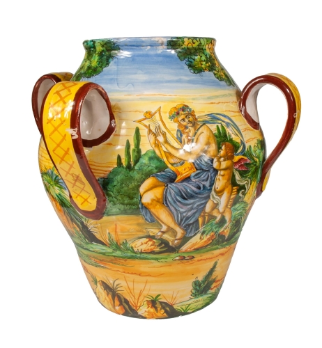 Waza, Włoch, pocz. XX w. , stara porcelana, antyczna porcelana, antyki Warszawa