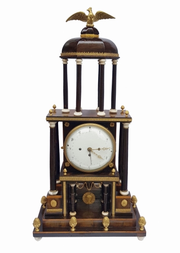 Mantel clock, Vienna, circa 1830 century, antiques, old clocks, antique clocks, antiques Warsaw, Galeria Żak