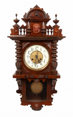 Wall Clock, late 19th century, old clocks, antique clocks, antiques Warsaw, Galeria Żak