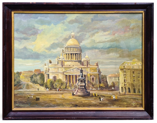 Edward Grela „Leningrad”, 1984 , antique paintings, antiques Warsaw, Galeria Żak