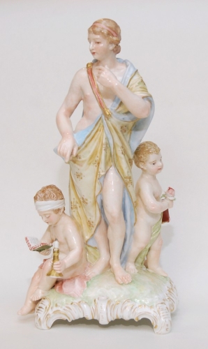 Personifikacja Nauki, Królewska Manufaktura w Berlinie, ok. 1880 r. , antyki, Galeria Żak, stara porcelana, porcelana, antyki Warszawa