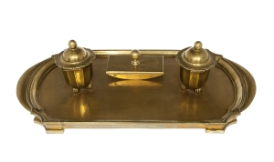 Kałamarz z suszką w stylu Art Deco, ok. 1930 r.