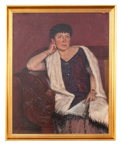 Kazimierz Belina Borzym „Portrait”, 1921  , old stuff, antique home decorations, decorative objects, antiques Warsaw, Galeria Żak