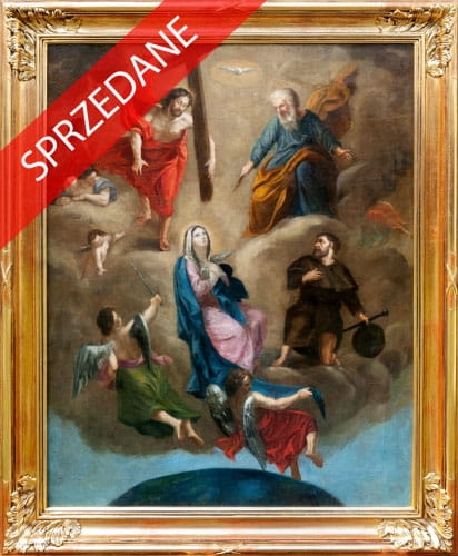 Anton Raphael Mengs "Wniebowzięcie Marii"  antyki, galeria zak, malarstwo polskie, dzieła sztuki