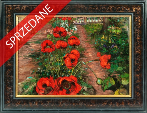 Ludwik Stasiak "Maki" , antyki, malarstwo dawne, obrazy aukcyjne, galeria żak