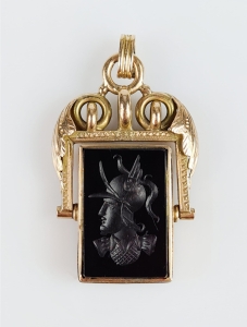 Pendant with Roman warrior, 19th century