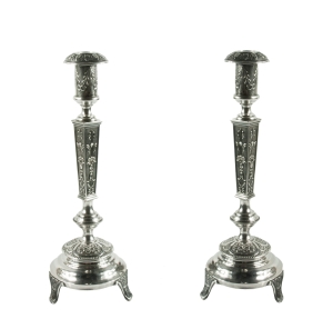Pair of candlestick, 19th century