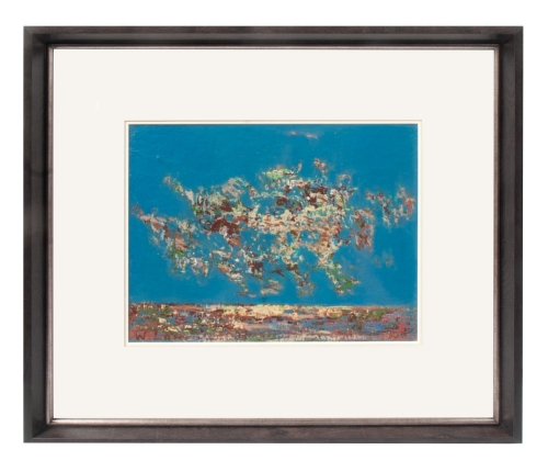 Władysław Lam “Blue composition”, antique Warsaw, antique paintings, Galeria Żak, art, antiques