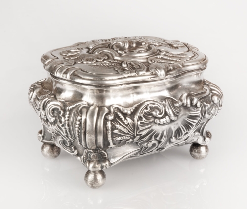 Sugar bowl, circa 1830 
, antique Warsaw, silver, old silver, Galeria Żak, art, antiques