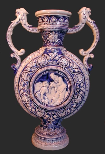 Waza Neorenesansowa, Niemcy, ok. 1900 r., antyki, Galeria Żak, stara porcelana, porcelana, antyki Warszawa