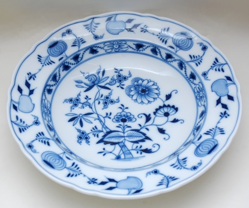 Talerz, Meissen, Teichert, ok. 1900 r., antyki, Galeria Żak, stara porcelana, porcelana, antyki Warszawa