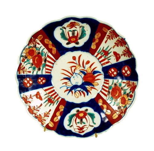 Talerz dekoracyjny Imari, Japonia, k. XIX w., antyki, Galeria Żak, stara porcelana, porcelana, antyki Warszawa, sztuka dalekiego wschodu
