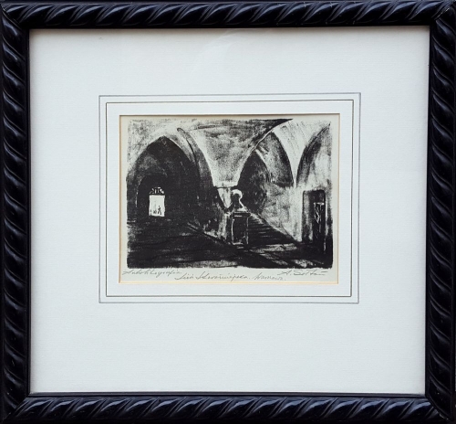 Aleksander Sołtan "Sień staromiejska",antyki, galeria żak, malarstwo polskie, dzieła sztuki