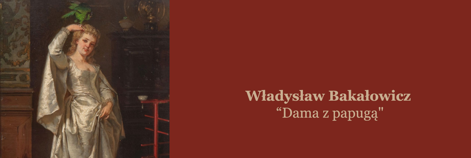 Władysław Bakałowicz “Dama z papugą